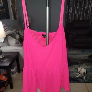 Torrid Pink Baby doll Tank Size 5